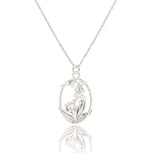 Naszyjnik srebrny z konwalią - Naszyjniki - miniaturka - grafika 1