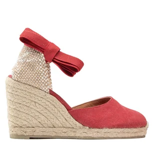 Espadryle Castañer Carina/8/002 021642-604 Czerwony - Espadryle damskie - miniaturka - grafika 1