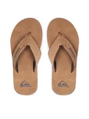 Klapki i japonki męskie - Quiksilver Japonki AQYL100623 Brązowy - miniaturka - grafika 1