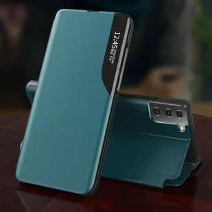 Eco Leather View Case elegancki futerał etui z klapką i funkcją podstawki Samsung Galaxy S21+ 5G (S21 Plus 5G) czerwony - Etui i futerały do telefonów - miniaturka - grafika 12