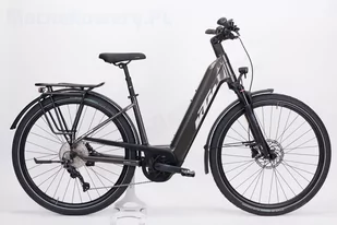 KTM MACINA Style 740 UNI 2023 machine grey (silver+blue) 28 cali - Rowery elektryczne - miniaturka - grafika 1