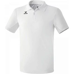 Koszulki męskie - Erima Funktions koszulka polo męska, biały, XL 211341 - grafika 1