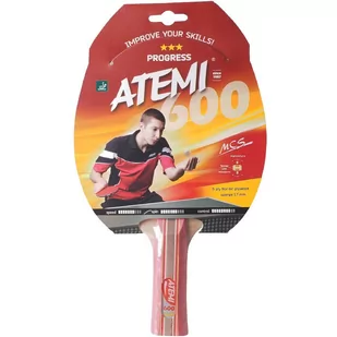 Atemi Rakietka do tenisa stołowego 600 an + piłeczki ATEMI_600_PIŁECZKI - Tenis stołowy - miniaturka - grafika 1