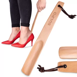 Drewniana łyżka do butów obuwia długa 26 cm - Akcesoria obuwnicze - miniaturka - grafika 1