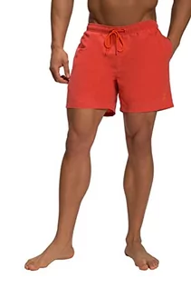 Spodenki damskie - JP 1880 Męskie szorty kąpielowe Jay-Pi, odzież plażowa, elastyczny ściągacz, styl vintage, kąpielówki, jasnopomarańczowe, 4XL, jaskrawopomarańczowy, 4XL - grafika 1
