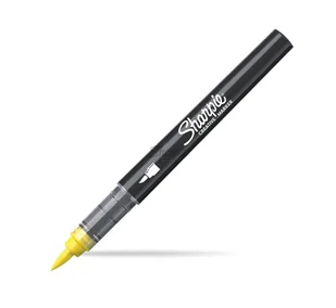 Sharpie 2218065 marker 1 szt. Końcówka pędzlowa Żółty - Markery do tablic - miniaturka - grafika 1
