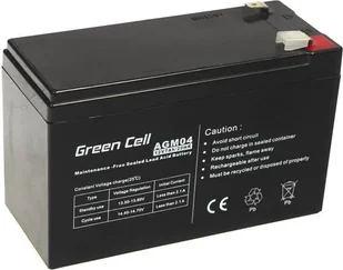 Green Cell akumulator żelowy AGM 12V 7Ah AGM04 - Baterie do zasilaczy awaryjnych UPS - miniaturka - grafika 6