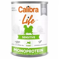 Mokra karma dla psów - Calibra Life Sensitive Monoprotein Rabbit 400 g - miniaturka - grafika 1