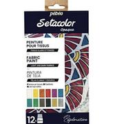 Farby i media malarskie - Farby do tkanin Pebeo Setacolor Shimmer 12x20ml - miniaturka - grafika 1