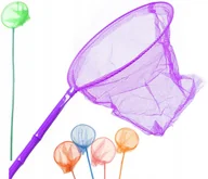 Zabawy w naśladowanie dorosłych - SIATKA Na MOTYLE Owady Ważki RYBY Bambusowa Kijek Kolorowa 115cm 9932 - miniaturka - grafika 1