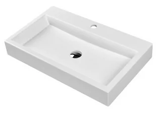 Omnires MARBLE+ THASOS 700 69x42 - Umywalki - miniaturka - grafika 1