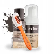 Środki do obuwia i ubrań - Do Czyszczenia Butów i Odświeżania Brązowego Zamszu Nubuku Zestaw 4w1 - miniaturka - grafika 1