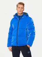 Kurtki męskie - EA7 Emporio Armani Kurtka zimowa 6DPB34 PNHMZ 1528 Niebieski Regular Fit - miniaturka - grafika 1