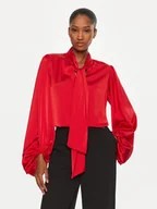 Bluzki damskie - Rinascimento Bluzka CFC0121009003 Czerwony Regular Fit - miniaturka - grafika 1