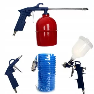 Zestaw Pneumatyczny Pistolet Y Do Kompresora 8W1 - Akcesoria pneumatyczne - miniaturka - grafika 1