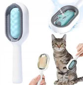 Szczotki i furminatory - SZCZOTKA DLA ZWIERZĄT na SIERŚĆ KŁACZKI Dozownik WODĘ MASAŻER PSÓW KOTÓW - miniaturka - grafika 1