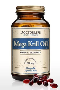 DOCTOR LIFE DOCTOR LIFE Mega krill oil 60 kaps - Serce i układ krążenia - miniaturka - grafika 1