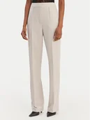 Spodnie damskie - Patrizia Pepe Spodnie materiałowe 8P0800/A498-S748 Szary Regular Fit - miniaturka - grafika 1