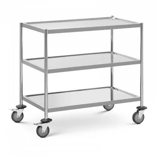 Royal Catering Wózek kelnerski 3 półki do 60 kg półki 82 x 50 cm  RC_SSTWH_01 - Wózki serwisowe - miniaturka - grafika 1