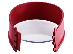 Coox Forma okrągła do ciasta ze szklanym dnem (Bordowy) - Formy do ciast - miniaturka - grafika 1