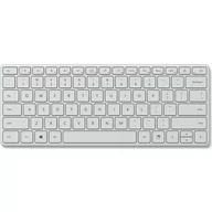 Klawiatury - Microsoft Designer Compact Keyboard Wireless Bluetooth Glacier White (21Y-00039) - miniaturka - grafika 1