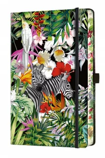 Castelli Notatnik 13x21cm linia Castelli Eden Zebras - Notesy i bloczki - miniaturka - grafika 2