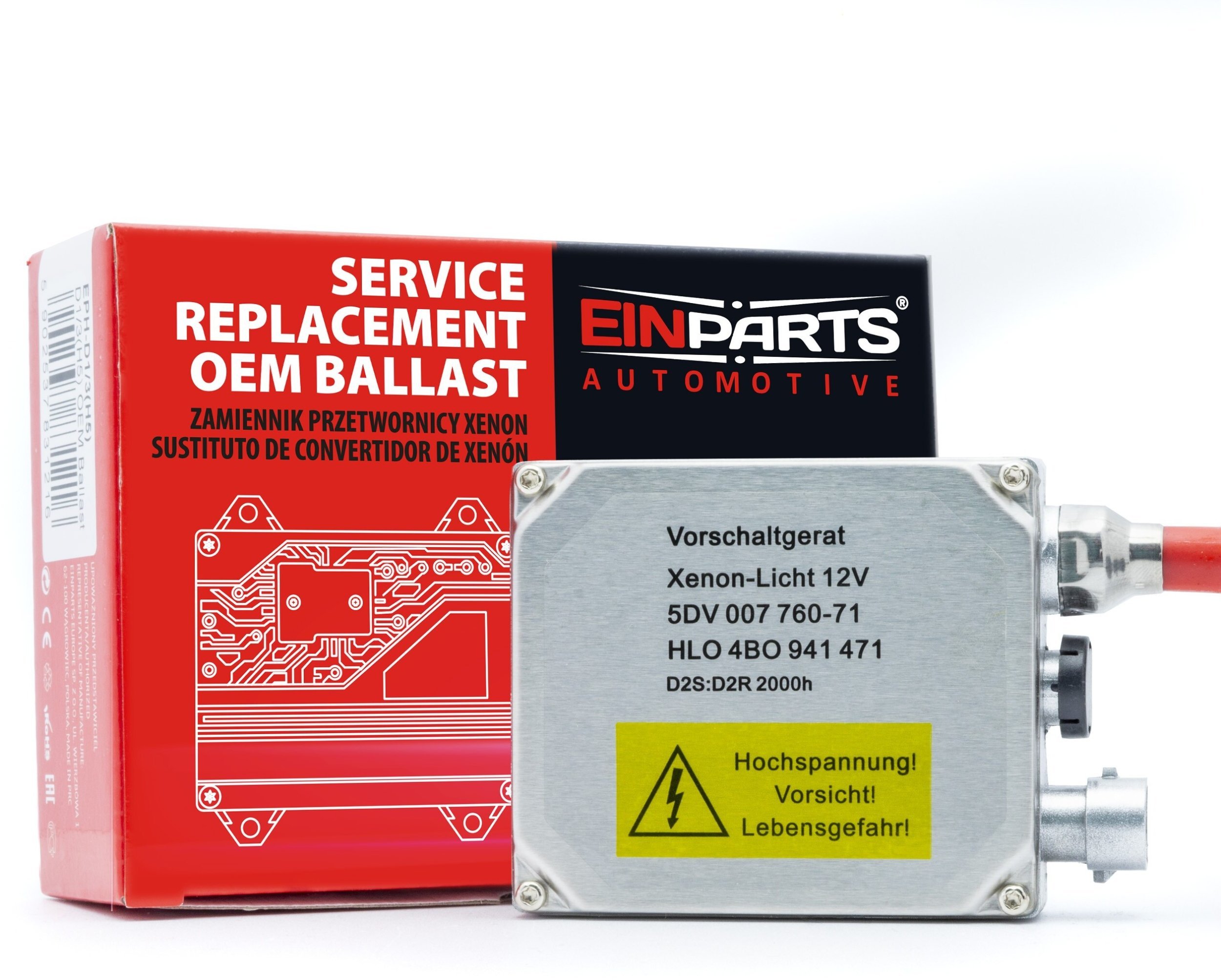 Przetwornica Einparts Automotive EINPARTS PRZETWORNICA XENONOWA 35W DO VOLKSWAGEN PASSAT SKODA FABIA AUDI A6