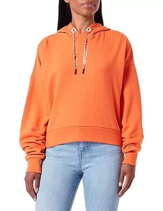 libbi Damska bluza z kapturem 23930094, pomarańczowa, L, pomarańczowy, L - Bluzy damskie - miniaturka - grafika 1