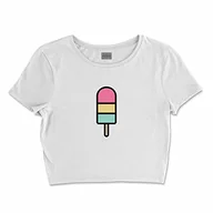 Koszulki i topy damskie - Bona Basics, Damski T-shirt basic, z nadrukiem cyfrowym, 100 bawełny, biały, swobodny, damski top, rozmiar: M, biały, M - miniaturka - grafika 1