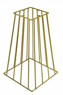 Meble modułowe i akcesoria - Noga metalowa, złota do stołu 60 cm, pręt 8mm - miniaturka - grafika 1