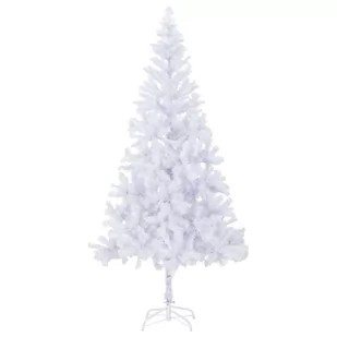 vidaXL Sztuczna choinka z plastikowym stojakiem 210 cm 910 gazek - Choinki - miniaturka - grafika 1