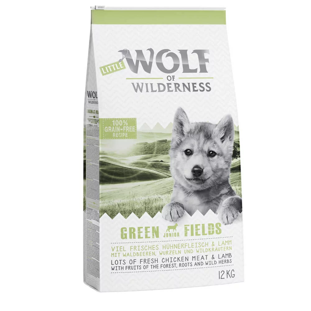 Little Wolf of Wilderness Junior "Green Fields" (bez zbóż) 12 kg