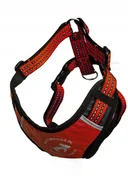 Szelki dla psów - All For Dogs All For Dogs Szelki sportowe czerwone r L 70-125cm - miniaturka - grafika 1