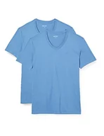 Koszulki męskie - MUSTANG Męski t-shirt z dekoltem w serek, Quiet Harbor 5407, 4XL (2 sztuki) - miniaturka - grafika 1