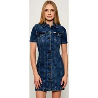 Sukienki - Guess Jeans Jeansowa sukienka - miniaturka - grafika 1