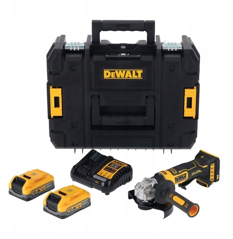 Dewalt Akumulatorowa 125mm, 2x3.5Ah, 18V XR, COMPACT, [DCG404S2T-QW]