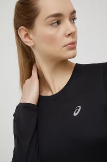 Koszulki i topy damskie - Asics longsleeve do biegania Core kolor czarny - grafika 1