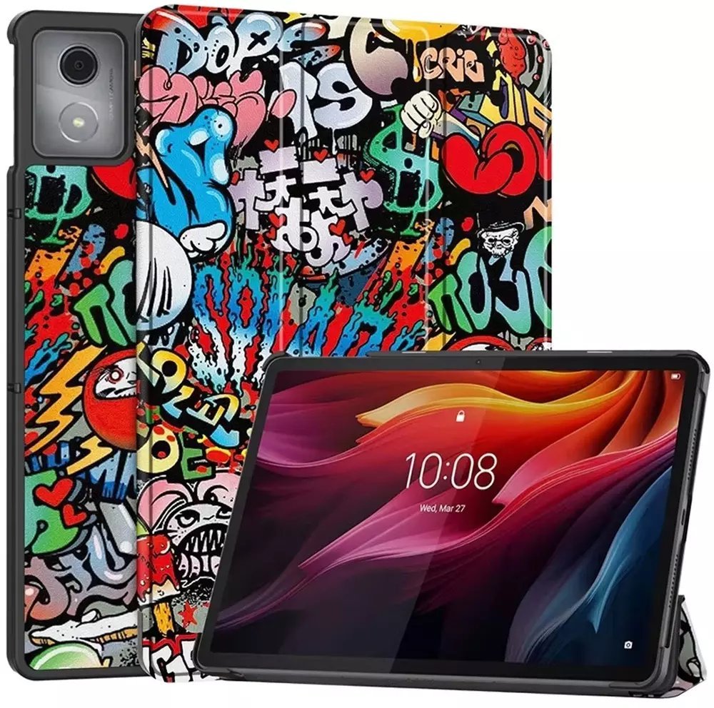 Etui na tablet 4kom.pl Etui Graficzne z klapką podstawką do Lenovo Tab K11 Plus 11.45