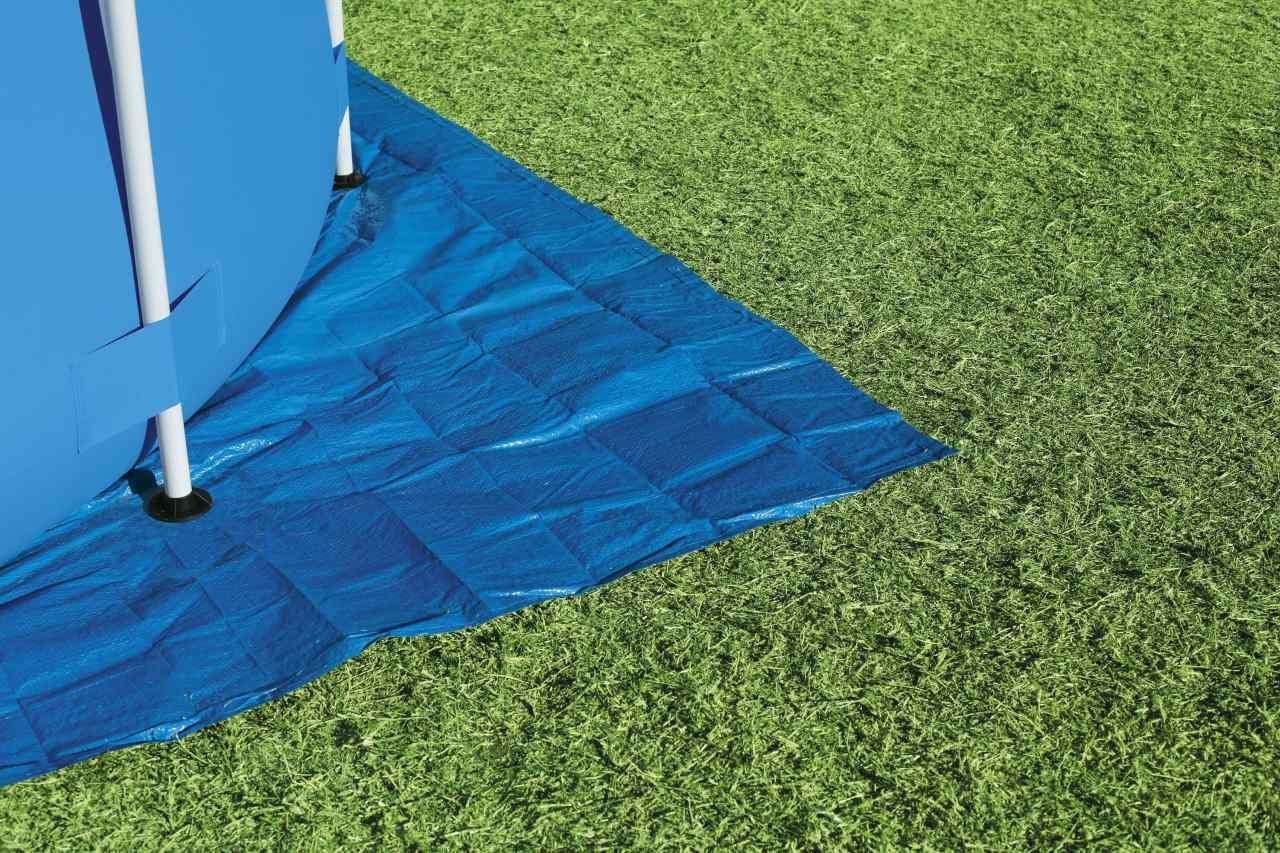 BESTWAY Pool mat blue, 335 x 355 cm