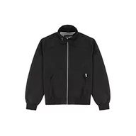 Kurtki męskie - Wrangler Harrington kurtka męska, czarny, XXL - miniaturka - grafika 1
