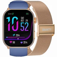 Smartwatch - GRAVITY GT28-8 - ROZMOWY BLUETOOTH, DODATKOWY PASEK (sg037g) - miniaturka - grafika 1
