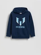 Bluzy dla chłopców - Reserved - Bluza z kapturem Messi - granatowy - miniaturka - grafika 1