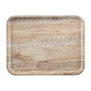 Cambro TACA DO SERWOWANIA CAPRI 370x530 mm JASNE DREWNO LAMINOWANA GŁADKA CAMBRO - Tace i patery - miniaturka - grafika 1