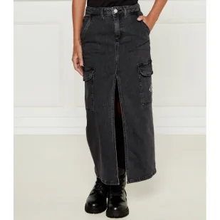 CALVIN KLEIN JEANS Jeansowa spódnica - Sukienki i spódniczki dla dziewczynek - miniaturka - grafika 1