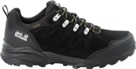 Buty trekkingowe męskie - Buty trekkingowe męskie Jack Wolfskin Refugio Texapore Low czarne r. 45 - miniaturka - grafika 1