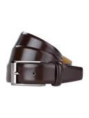 Paski - Pasek skórzany ze sprzączką z chromowanym efektem - miniaturka - grafika 1