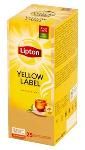 Lipton Czarna herbata Yellow Label 25 kopert 67578700 - Herbata - miniaturka - grafika 1