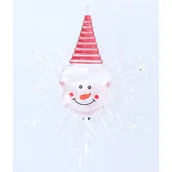 Oświetlenie świąteczne - Ozdoba Okienna Płatek Śniegu 1 Led Czerwony - miniaturka - grafika 1