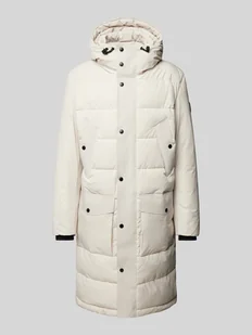 Płaszcz pikowany z kapturem - Kurtki męskie - miniaturka - grafika 1