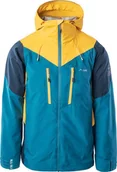 Kurtki męskie - Kurtka męska Elbrus Męska kurtka przejściowa Elbrus Malaspina II turkusowo-żółta rozmiar S - miniaturka - grafika 1
